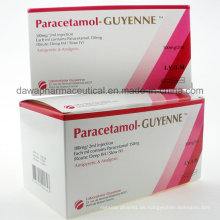 Pharmaceuticals Fertige Medizin Analgetische und antipyretische Paracetamol-Injektion
